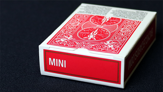 Mini Bicycle Cards (Red) alternate view - Wizard Magic Shop