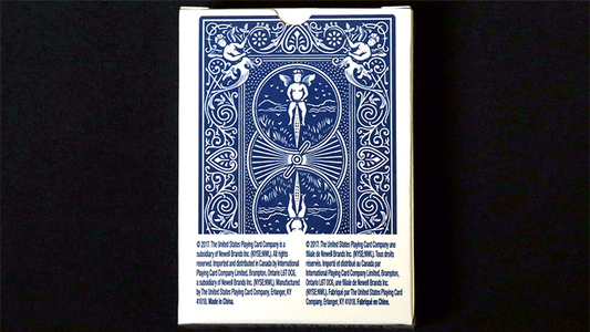 Mini Bicycle Cards (Blue) alternate view - Wizard Magic Shop