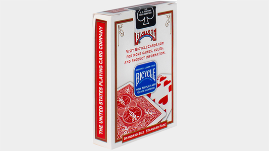 Bicycle Jumbo Index (Red) Playing Cards alternate view - Wizard Magic Shop