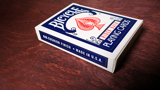 Bicycle Playing Cards Poker (Blue) by US Playing Card Co alternate view - Wizard Magic Shop