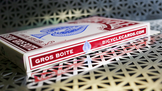 Big Bicycle Cards (Jumbo Bicycle Cards, Red) alternate view - Wizard Magic Shop