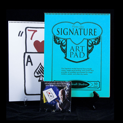 Signature Edition Sketchpad Card Rise by Martin Lewis alternate view - Wizard Magic Shop