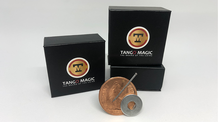 Magnetic Coin English Penny (D0027) by Tango - Trick