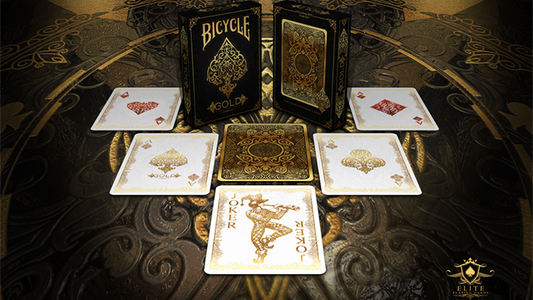Bicycle Gold Deck by US Playing Cards alternate view - Wizard Magic Shop