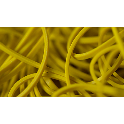 Joe Rindfleisch's Rainbow Rubber Bands (Russell Leeds -Yellow ) by Joe Rindfleisch alternate view - Wizard Magic Shop