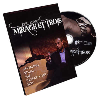 Eric Jones Set: Mirage et Trois and Extension of Me (includes Karate Coin) by Eric Jones and Kozmomagic - DVD alternate view - Wizard Magic Shop