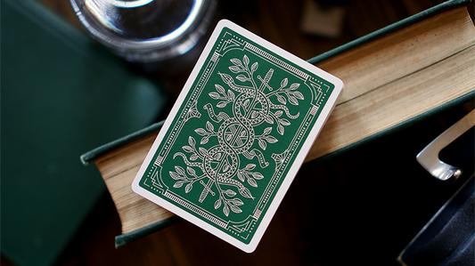 Monarch Playing Cards (Green) by theory11 alternate view - Wizard Magic Shop