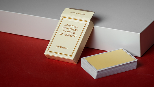 Magic Notebook Deck - Limited Edition (Champagne) by The Bocopo Playing Card Company alternate view - Wizard Magic Shop
