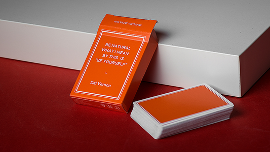 Magic Notebook Deck - Limited Edition (Orange) by The Bocopo Playing Card Company alternate view - Wizard Magic Shop