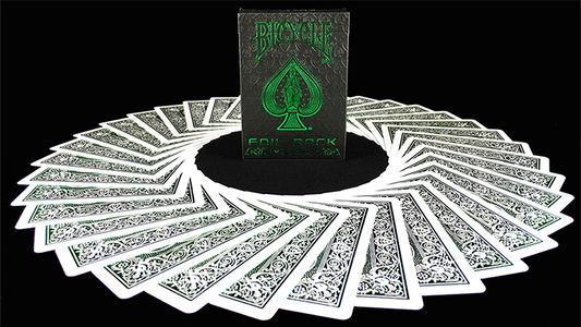 Bicycle MetalLuxe Emerald Playing Cards Limited Edition by JOKARTE alternate view - Wizard Magic Shop
