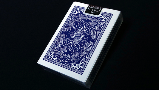 Phoenix Deck Large Index (Blue) by Card-Shark alternate view - Wizard Magic Shop