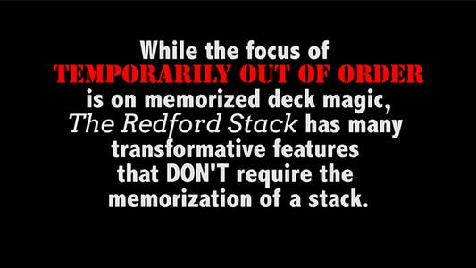 Temporarily Out of Order by Patrick Redford - Book alternate view - Wizard Magic Shop