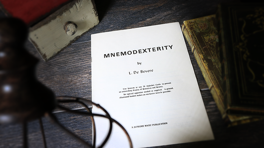 Mnemodexterity by L. De Bevere - Book alternate view - Wizard Magic Shop