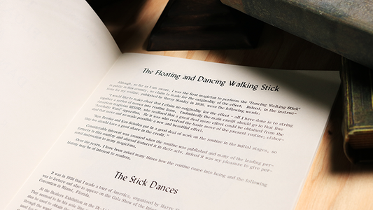 The Floating and Dancing Cane by Lewis Ganson - Book alternate view - Wizard Magic Shop