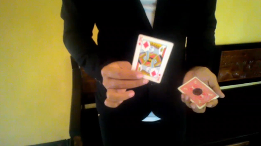 Card in Hole by Taufik HD video DOWNLOAD alternate view - Wizard Magic Shop