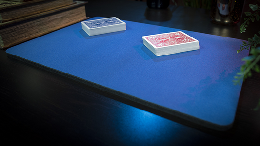 Deluxe Close-Up Pad 11X16 (Blue) by Murphy's Magic Supplies - Trick alternate view - Wizard Magic Shop