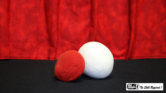 Ball to Dice (Red/White) by Mr. Magic alternate view - Wizard Magic Shop