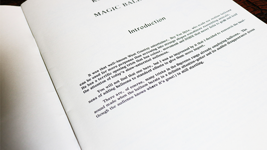 Magic Balloons by Ken de Courcy - Book alternate view - Wizard Magic Shop