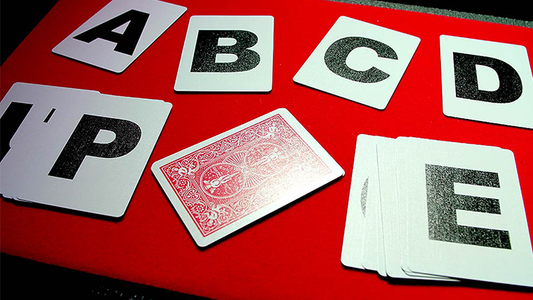 Alphabet Playing Cards Bicycle No Index by PrintByMagic alternate view - Wizard Magic Shop