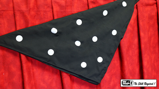 Polka Dot Silk (18" x 18") by Mr. Magic - Trick alternate view - Wizard Magic Shop