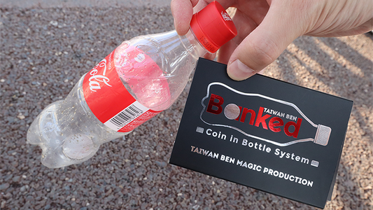 Banked - Red, Coca-Cola (Gimmicks and Online Instructions) by Taiwan Ben - Trick alternate view - Wizard Magic Shop
