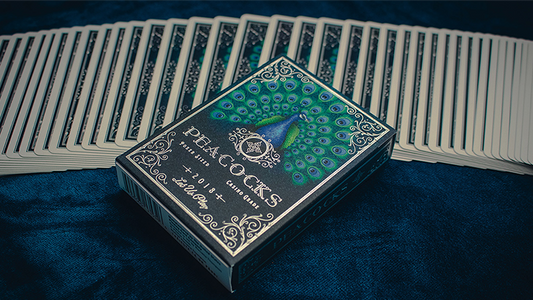 Limited Edition Peacocks Playing Cards by Rocsana Thompson alternate view - Wizard Magic Shop