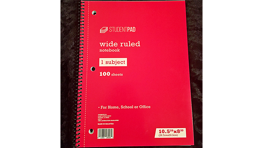 SvenPad® KoD Stage Size USA Notebook (Single) - Trick alternate view - Wizard Magic Shop