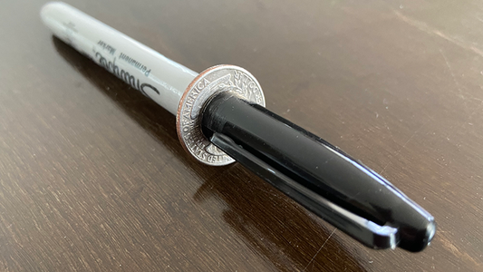 Sharpie thru Quarter (1 Side) by Tango - Trick alternate view - Wizard Magic Shop
