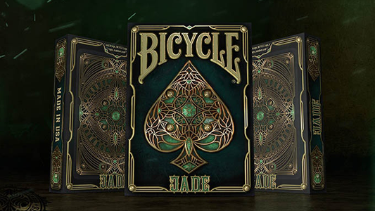 Bicycle Jade Playing Cards by Gambler's Warehouse alternate view - Wizard Magic Shop