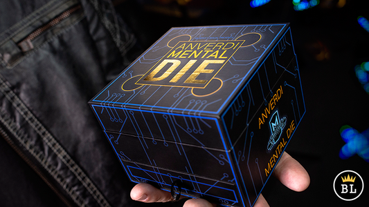 MENTAL DIE BLACK (With Online Instruction) by Tony Anverdi - Trick alternate view - Wizard Magic Shop