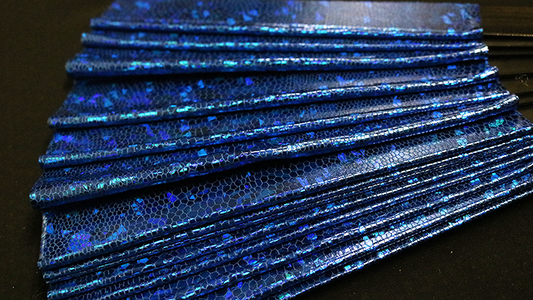 Appearing SnowStorming Fan V2 (Blue Hologram) by Victor Voitko (Gimmick and Online Instructions) - Trick alternate view - Wizard Magic Shop