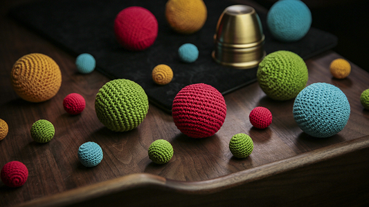 Final Load Crochet Ball (Red) by TCC alternate view - Wizard Magic Shop