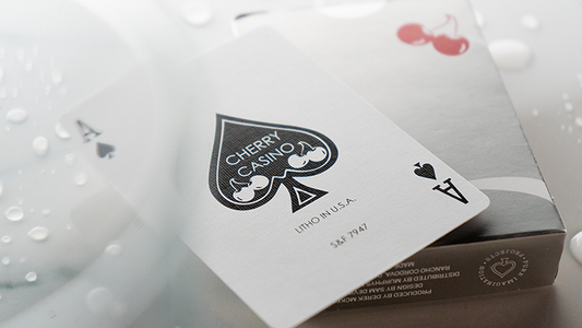 Cherry Casino (McCarran Silver) Playing Cards by Pure Imagination Projects alternate view - Wizard Magic Shop