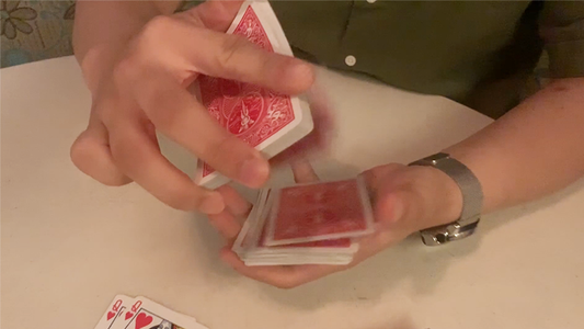 In the Visible Deck RED (Gimmicks and Online Instruction by Victory Hwan- Trick alternate view - Wizard Magic Shop