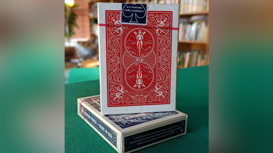 Experts Thin Crushed Printed on Web Press Rider Back Back (Red) Playing Cards alternate view - Wizard Magic Shop
