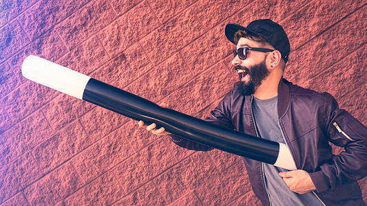 INFLATABLE WAND (4FT.) by Murphy's Magic Supplies - Trick alternate view - Wizard Magic Shop