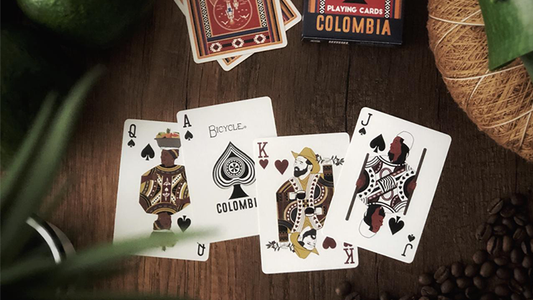 Bicycle Colombia Playing Cards alternate view - Wizard Magic Shop