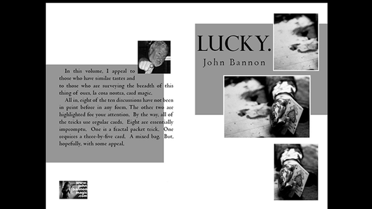 Lucky by John Bannon - Book alternate view - Wizard Magic Shop