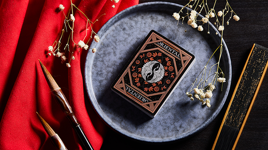 Oriental Memory Black playing Cards alternate view - Wizard Magic Shop