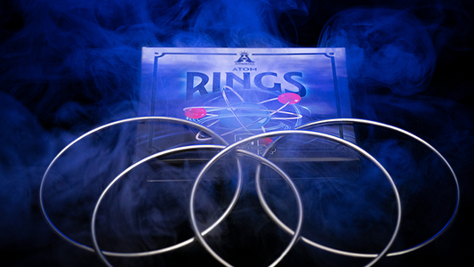 ATOM RINGS (Gimmicks and Instructions) by Apprentice Magic - Trick alternate view - Wizard Magic Shop