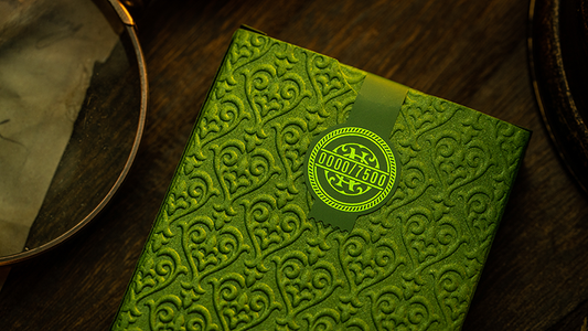 NOC (Green) The Luxury Collection Playing Cards by Riffle Shuffle x The House of Playing Cards alternate view - Wizard Magic Shop