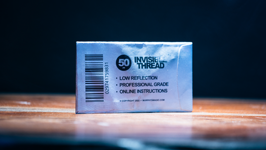 Invisible Thread Stripped (50 Feet) by Murphys Magic Supplies - Trick alternate view - Wizard Magic Shop
