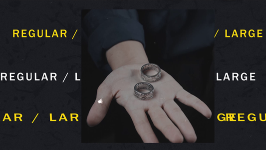 Morgan Coin Ring (Large) by Alchemist Metal Company- Trick alternate view - Wizard Magic Shop