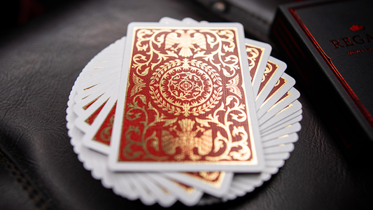 Regalia Red Playing Cards (Signature Edition) by Shin Lim alternate view - Wizard Magic Shop