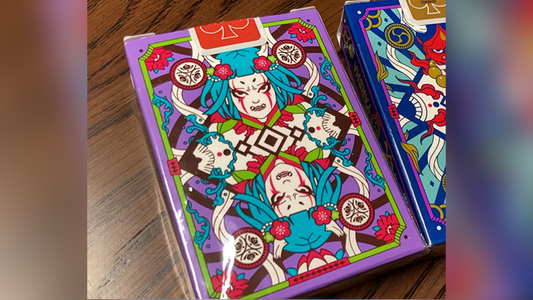 Bicycle Yaksha Hannya Playing Cards by Card Experiment alternate view - Wizard Magic Shop