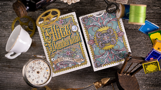 Alice in Wonderland Playing Cards by Kings Wild alternate view - Wizard Magic Shop