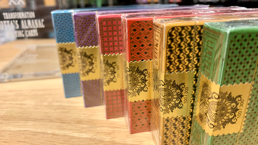 Gilded Cotta 6 Deck Set (w/ Case & Matching Tuck Seal Numbers) Playing Cards alternate view - Wizard Magic Shop