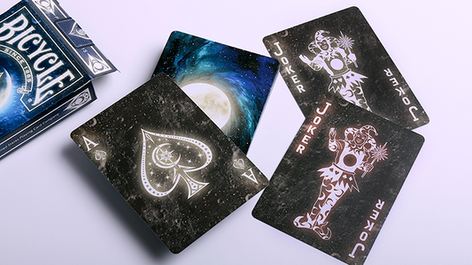 Bicycle Starlight Lunar (Special Limited Print Run) Playing Cards by Collectable Playing Cards alternate view - Wizard Magic Shop
