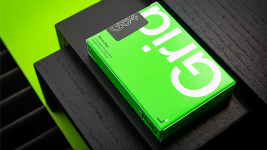 Grid Series Four- Typographic Playing Cards alternate view - Wizard Magic Shop