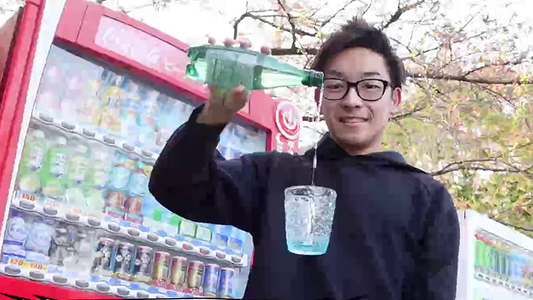 Perfect Airborne Glass & Acrylic cup (Perrier) by Tejinaya Magic alternate view - Wizard Magic Shop
